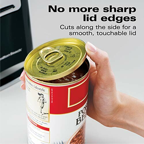 Hand holding a can with smooth lid edges.